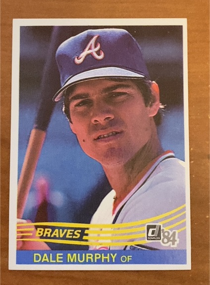 1984 Donruss #66 Dale Murphy — front