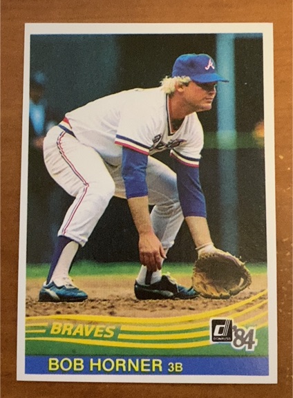 1984 Donruss #535 Bob Horner — front