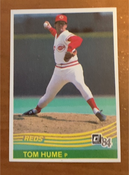 1984 Donruss #550 Tom Hume — front