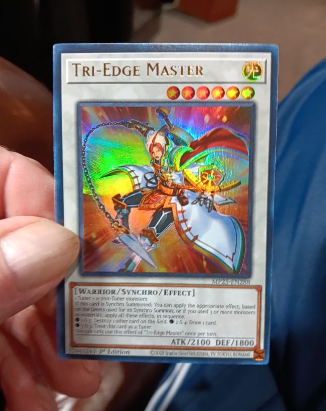 2020 Yu-Gi-Oh! MP25-EN288 Tri-Edge Master — front