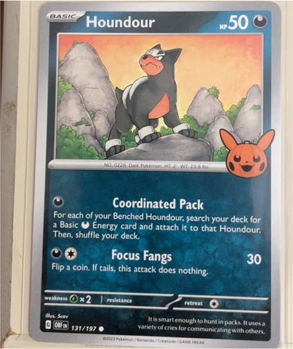 2024 Pokémon Trick or Trade #131 Houndour — front