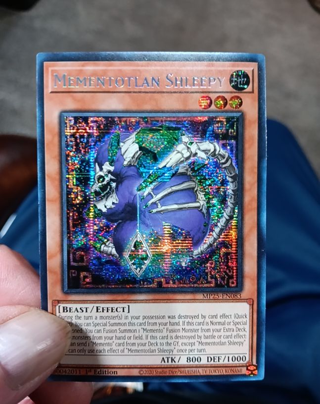 2020 Yu-Gi-Oh! MP25-EN083 Mementotlan Shleepy — front