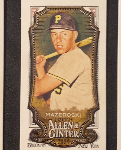2024 Topps Allen & Ginter Mini #176 Bill Mazeroski — front