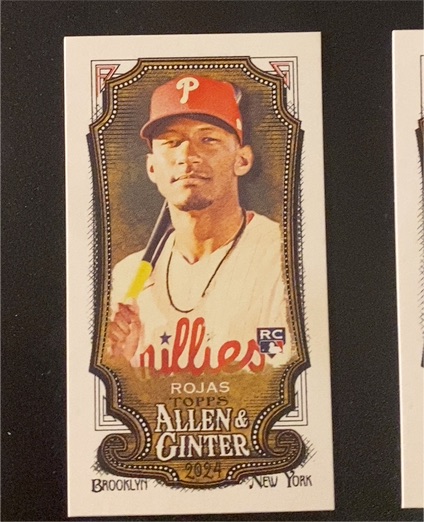 2024 Topps Allen & Ginter Mini #69 Johan Rojas — front