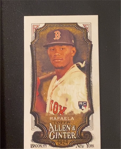 2024 Topps Allen & Ginter #77 Ceddanne Rafaela — front