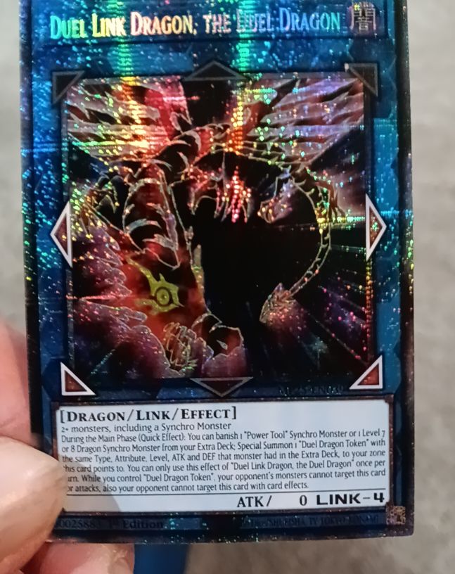 2025 Yu-Gi-Oh! MP25-EN039 Duel Link Dragon, the Duel Dragon — front