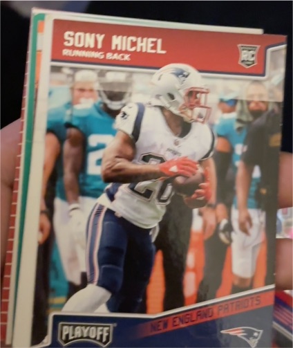 2018 Panini Playoff #211 Sony Michel — front