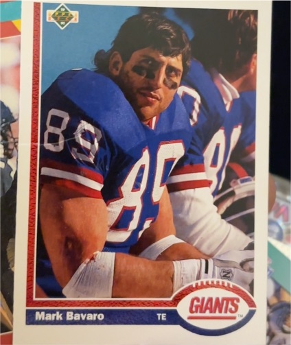 1991 Upper Deck #286 Mark Bavaro — front