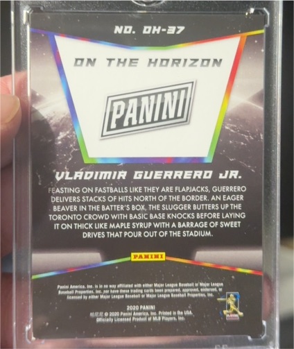 2020 Panini On The Horizon #OH-37 Vladimir Guerrero Jr. — front