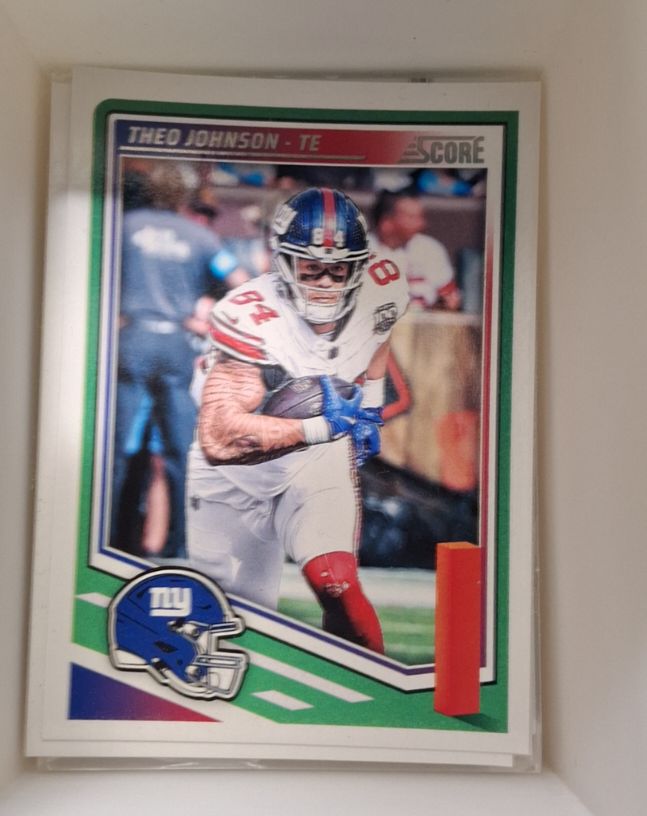 2025 Panini Score #192 Theo Johnson — front