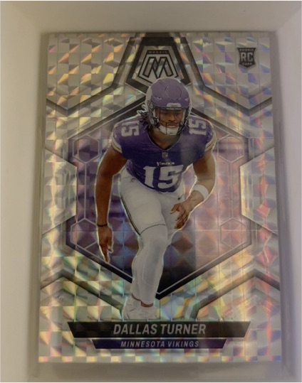 2024 Panini Mosaic #317 Dallas Turner — front