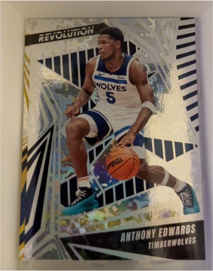 2023-24 Panini Revolution #43 Anthony Edwards — front
