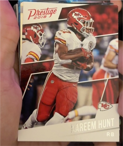 2018 Panini Prestige #160 Kareem Hunt — front