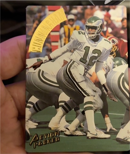 1994 Action Packed #85 Randall Cunningham — front