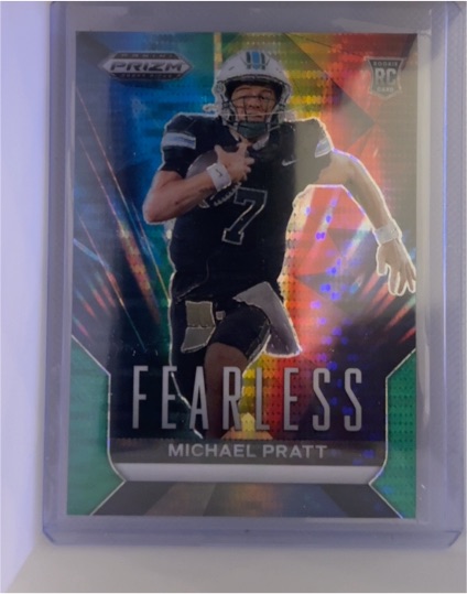 2024 Panini Prizm Draft Picks #F-MP Michael Pratt Fearless — front