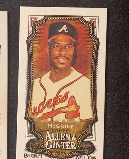2024 Topps Allen & Ginter #323 Fred McGriff — front