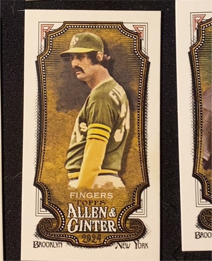 2024 Topps Allen & Ginter #327 Rollie Fingers — front