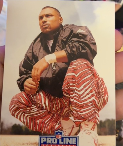 1991 Pro Line Portraits #255 Steve Broussard Atlanta Falcons — front