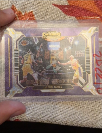 2023-24 Panini Contenders #20 Suite Shots LeBron James — front