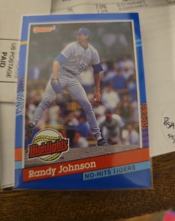 1991 Donruss #BC-2 Randy Johnson — front