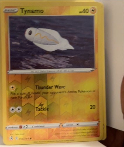 2021 Pokémon SWSH08: Fusion Strike #095 Tynamo — front