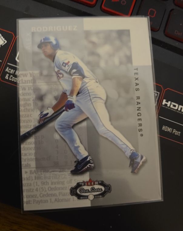 2002 Fleer Box Score #96 Alex Rodriguez — front