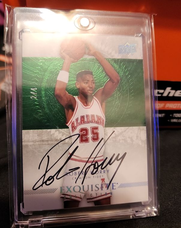 1993 Upper Deck Exquisite Collection #W74 Robert Horry — front