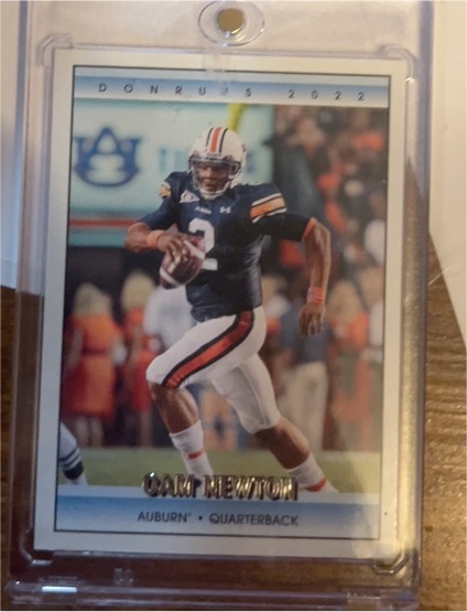 2022 Panini Chronicles Draft Picks Donruss Retro #3 Cam Newton — front
