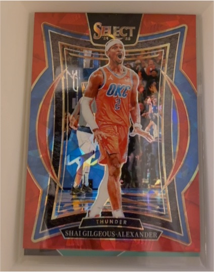 2024-25 Panini Select #36 Shai Gilgeous-Alexander Thunder — front