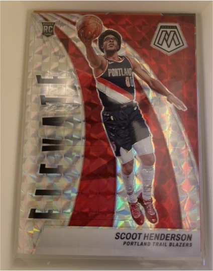 2023-24 Panini Mosaic #9 Scoot Henderson Elevate — front
