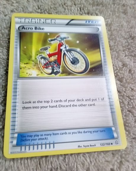2015 Pokémon Primal Clash #122 Acro Bike — front