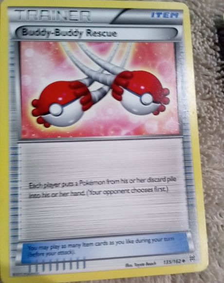 2015 Pokémon XY Breakthrough #135 Buddy-Buddy Rescue — front