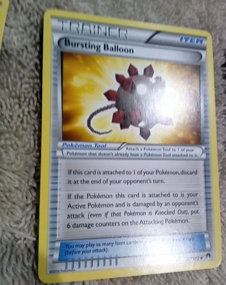 2016 Pokémon XY BREAKpoint #97 Bursting Balloon — front