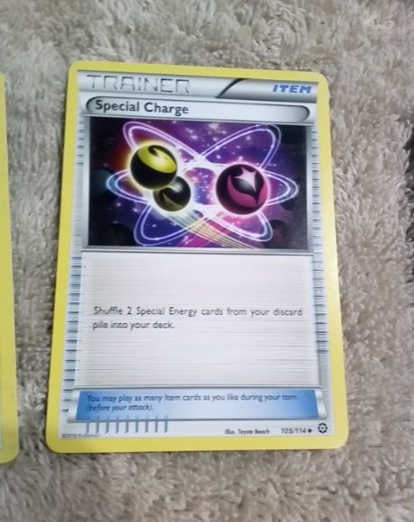 2016 Pokémon XY Steam Siege #105 Special Charge — front