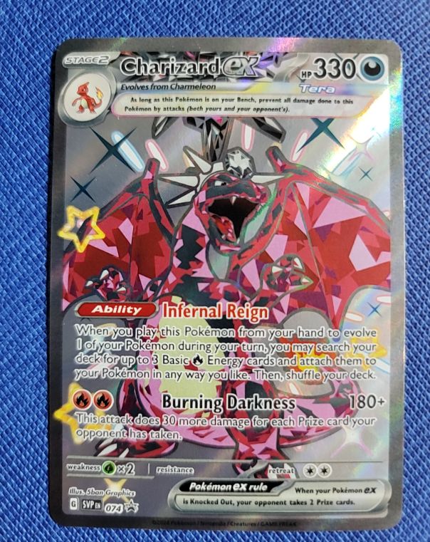2024 Pokemon Scarlet & Violet Black Star Promos #074 Charizard ex — front