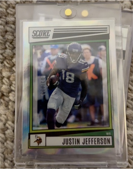 2022 Score #103 Justin Jefferson — front