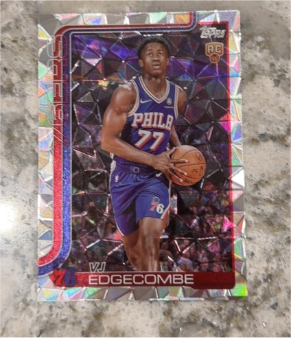 2025-26 Topps Flagship Basketball #203 VJ Edgecombe — front