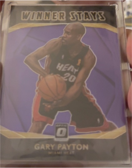 2020-21 Panini Donruss Optic #14 Gary Payton Winner Stays Purple — front
