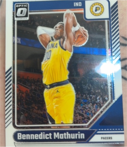 2024-25 Donruss Optic #163 Bennedict Mathurin — front