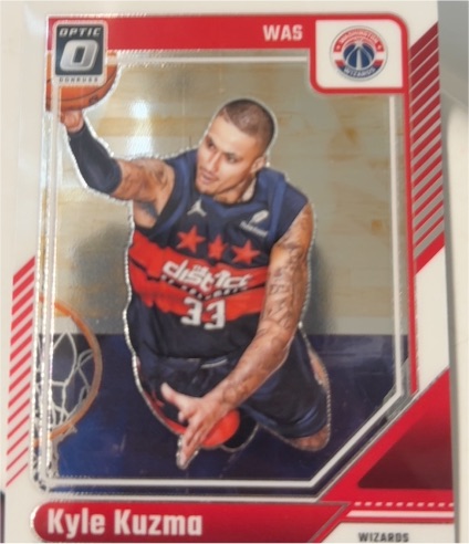 2024-25 Donruss Optic #10 Kyle Kuzma Washington Wizards — front