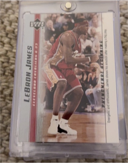 2003-04 Upper Deck Phenomenal Beginning #8 LeBron James — front