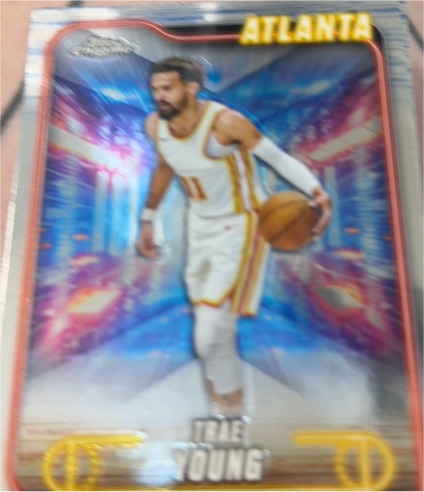 2024-25 Topps Chrome #ATL-11 Trae Young — front