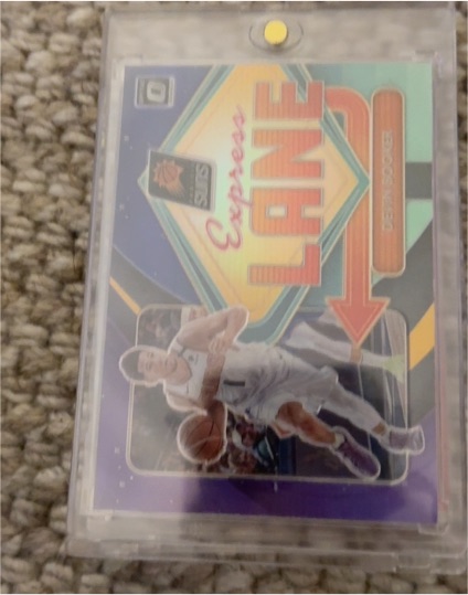 2020-21 Panini Donruss Optic Express Lane #12 Devin Booker — front
