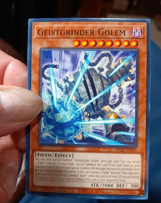 2021 Yu-Gi-Oh! MP25-EN301 Geistgrinder Golem — front