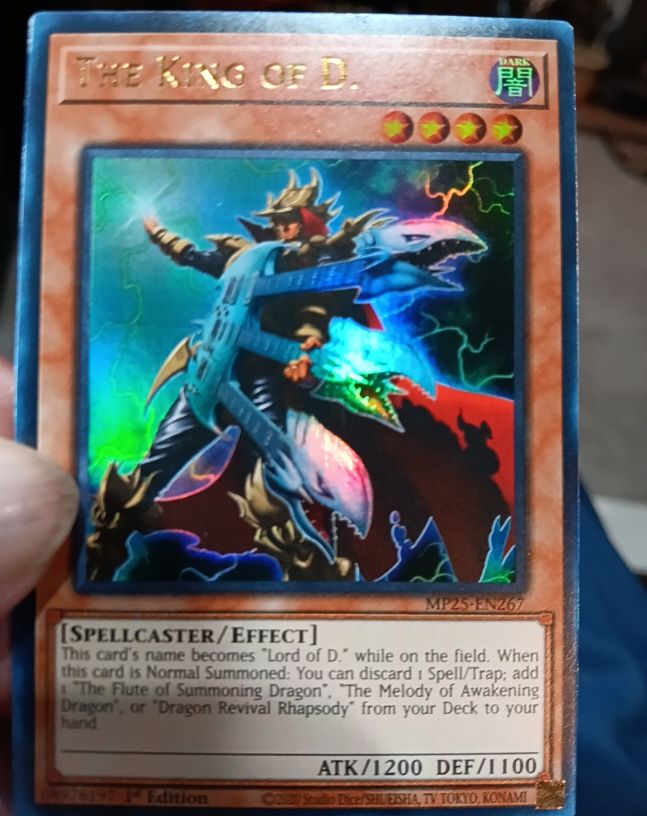 2025 Yu-Gi-Oh! MP25-EN267 The King of D. — front