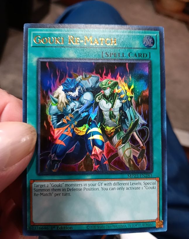 2020 Yu-Gi-Oh! MP25-EN283 Gouki Re-Match — front