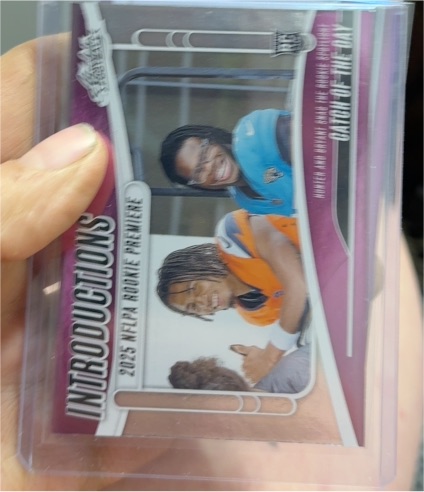 2025 Panini Absolute Introductions #I-THR Travis Hunter & Pat Bryant — front