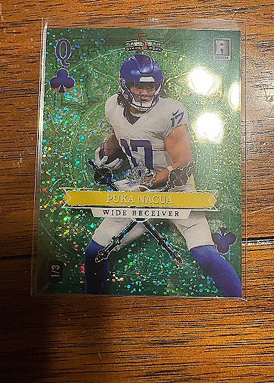 2023 Wild Card 5 Card Draw Stacked Deck #Puka Nacua — front