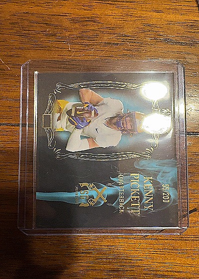 2022 Wild Card Matte Smoking Guns Kenny Pickett #SG-9 — front
