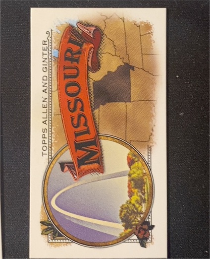 2024 Topps Allen & Ginter 50 States Mini #50S-25 Missouri — front